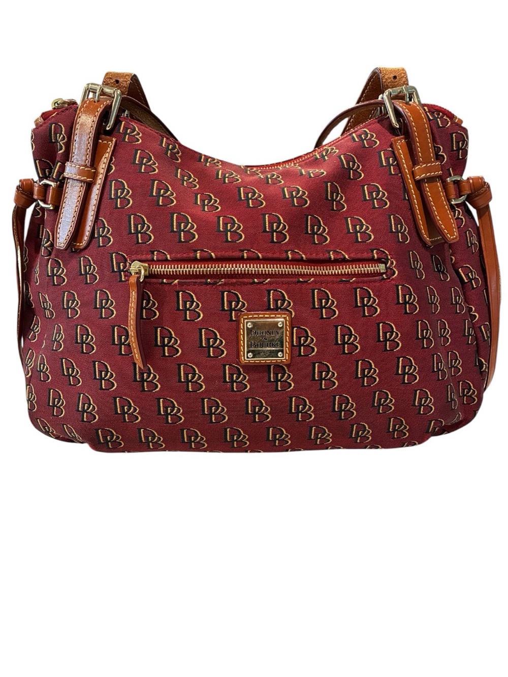 Dooney & Bourke Signature DB Monogram Shoulder Bag